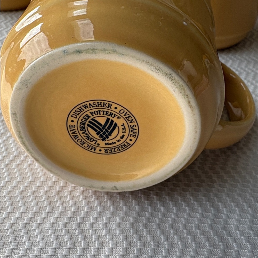Longeburger Ceramic Mug Set - Picture 2 of 3